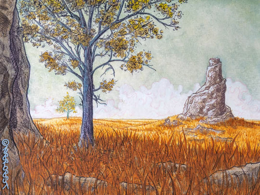 "Weary and Wary" Art Print